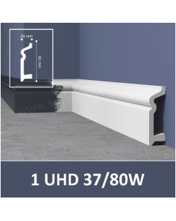 Плинтус напольный Solid 1 UHD 37/80W