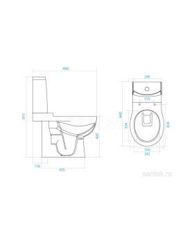 Унитаз Santek Аллегро 1.WH30.1.954-foto7