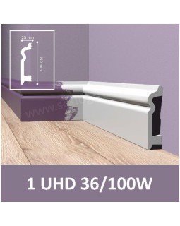 Плинтус напольный Solid 1 UHD 36/100W