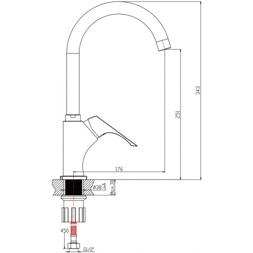 Смеситель Voda Right RH 519