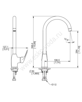 Смеситель Esko Palermo PE 519-foto2