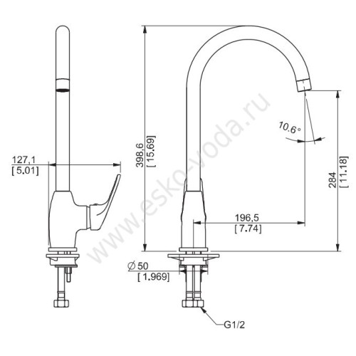 Смеситель Esko Palermo PE 519