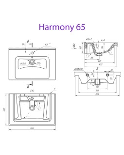 Умывальник Dreja Um.04.65.1-foto2