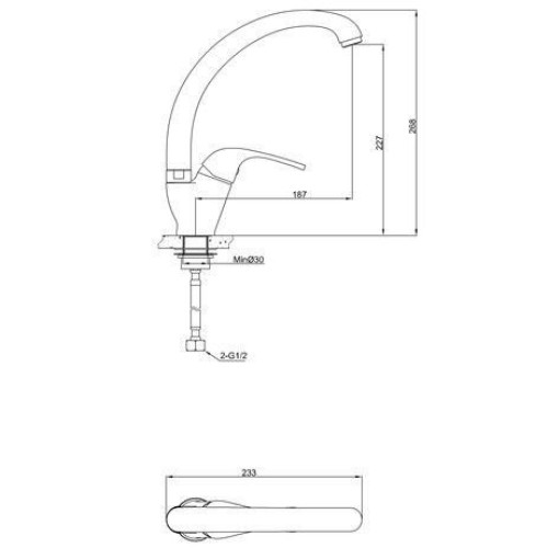 Смеситель Esko Verona New VR519 ESKO